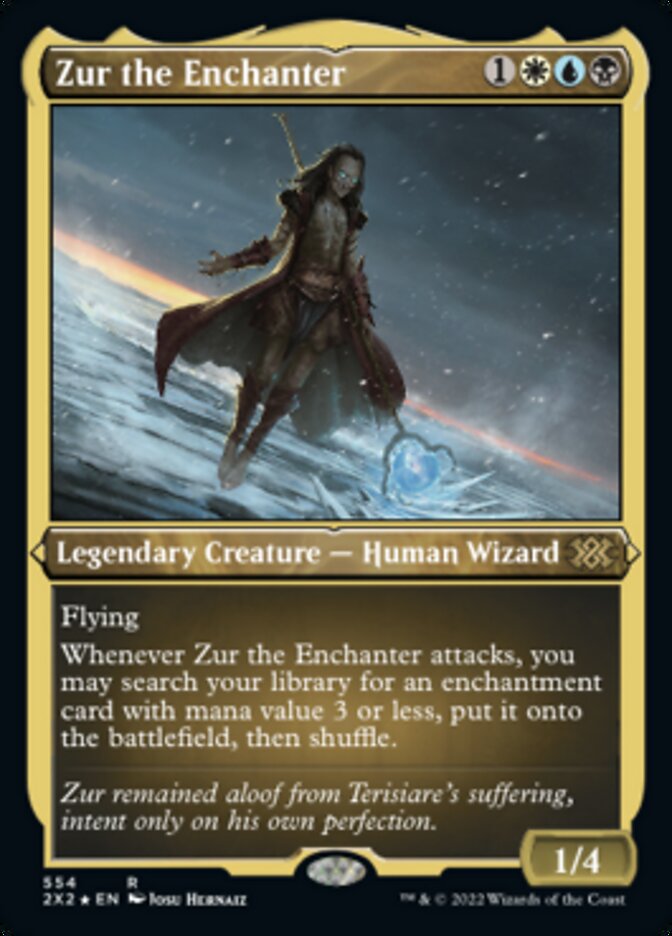 Zur the Enchanter (Foil Etched) [Double Masters 2022] | Tacoma Games