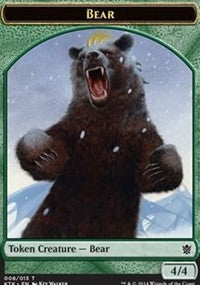Bear Token [Khans of Tarkir Tokens] | Tacoma Games