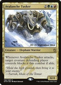 Avalanche Tusker [Khans of Tarkir Promos] | Tacoma Games