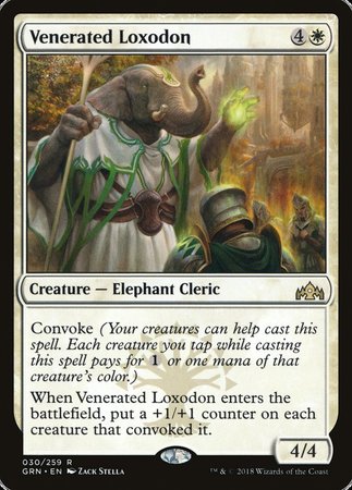 Venerated Loxodon [Guilds of Ravnica] | Tacoma Games