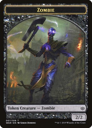 Zombie Token [War of the Spark Tokens] | Tacoma Games