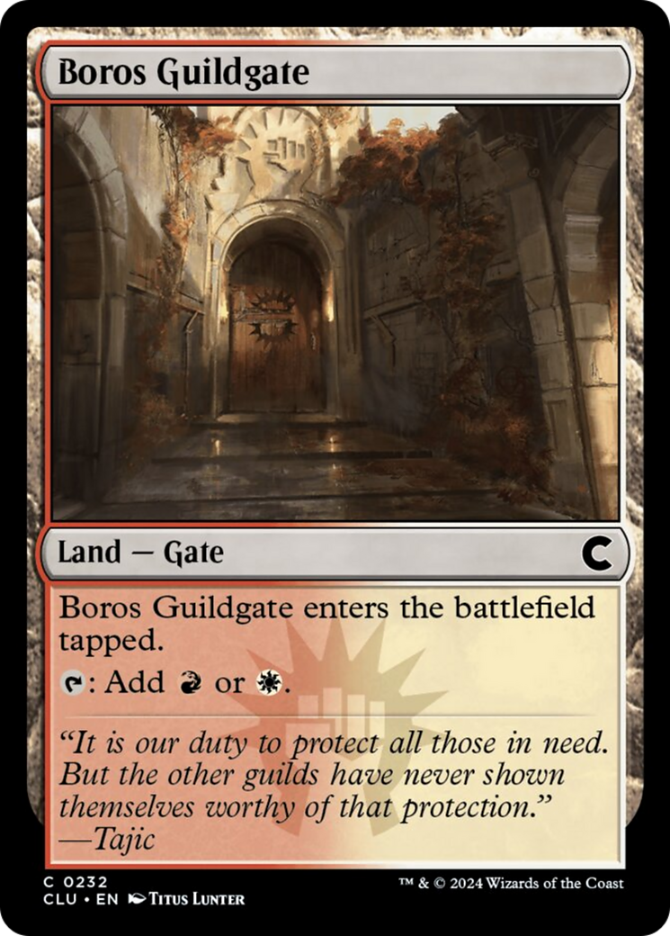 Boros Guildgate [Ravnica: Clue Edition] | Tacoma Games