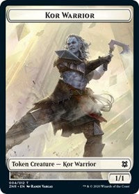 Kor Warrior // Plant Double-sided Token [Zendikar Rising Tokens] | Tacoma Games