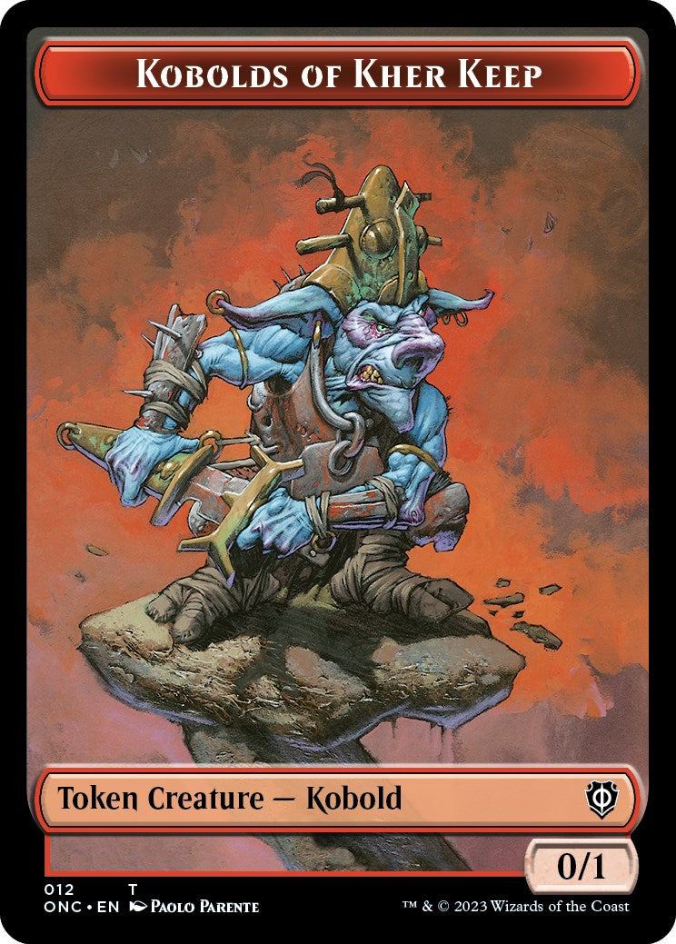 Kobolds of Kher Keep // Dragon Double-Sided Token [Phyrexia: All Will Be One Commander Tokens] | Tacoma Games