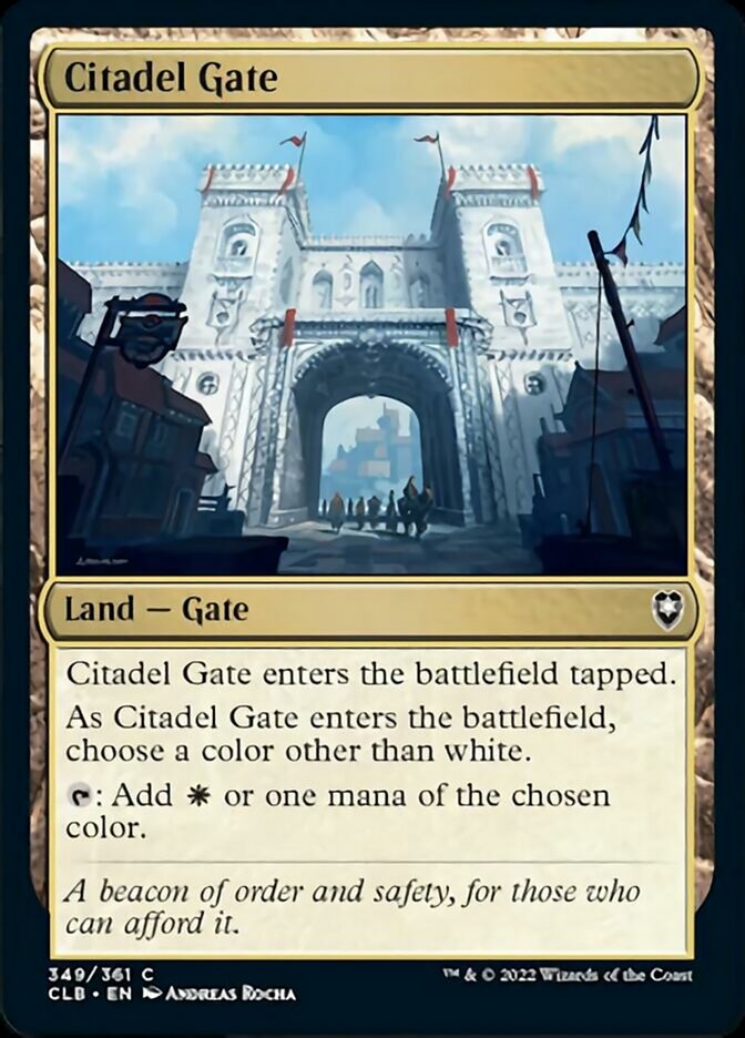 Citadel Gate [Commander Legends: Battle for Baldur's Gate] | Tacoma Games