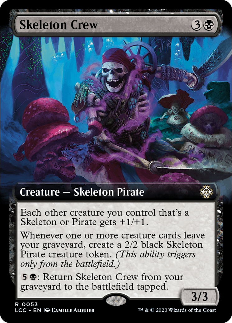 Skeleton Crew (Extended Art) [The Lost Caverns of Ixalan Commander] | Tacoma Games