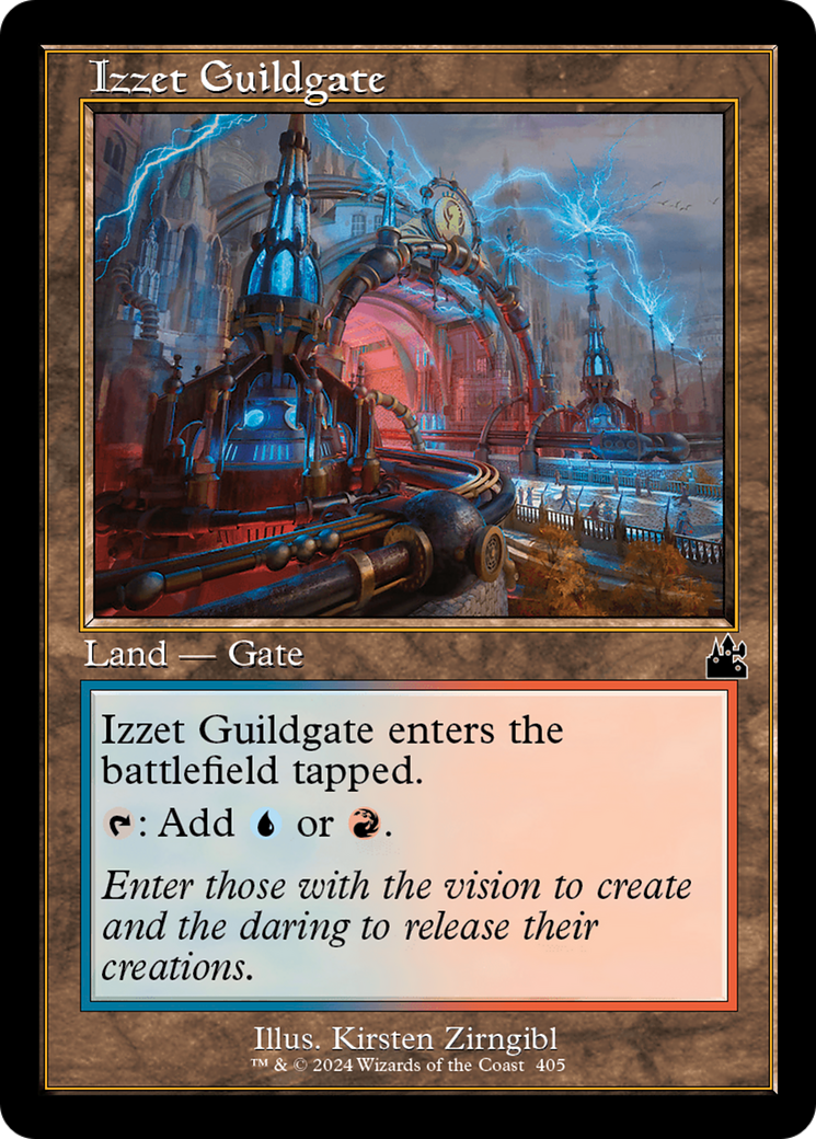 Izzet Guildgate (Retro Frame) [Ravnica Remastered] | Tacoma Games