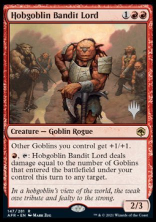 Hobgoblin Bandit Lord (Promo Pack) [Dungeons & Dragons: Adventures in the Forgotten Realms Promos] | Tacoma Games
