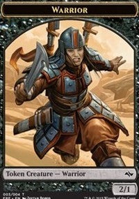 Warrior Token [Fate Reforged Tokens] | Tacoma Games