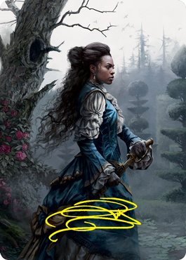 Mina Harker Art Card (Gold-Stamped Signature) [Innistrad: Crimson Vow Art Series] | Tacoma Games