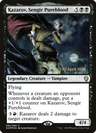 Kazarov, Sengir Pureblood [Dominaria Promos] | Tacoma Games