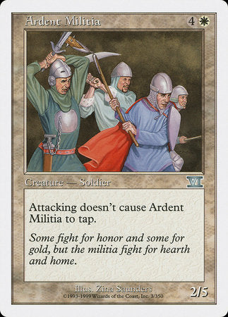 Ardent Militia [Classic Sixth Edition] | Tacoma Games