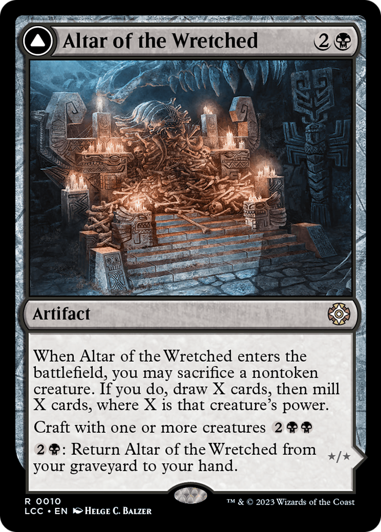 Altar of the Wretched // Wretched Bonemass [The Lost Caverns of Ixalan Commander] | Tacoma Games