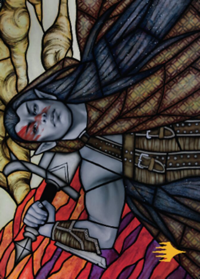 Radha, Coalition Warlord Art Card (Gold-Stamped Signature) [Dominaria United Art Series] | Tacoma Games