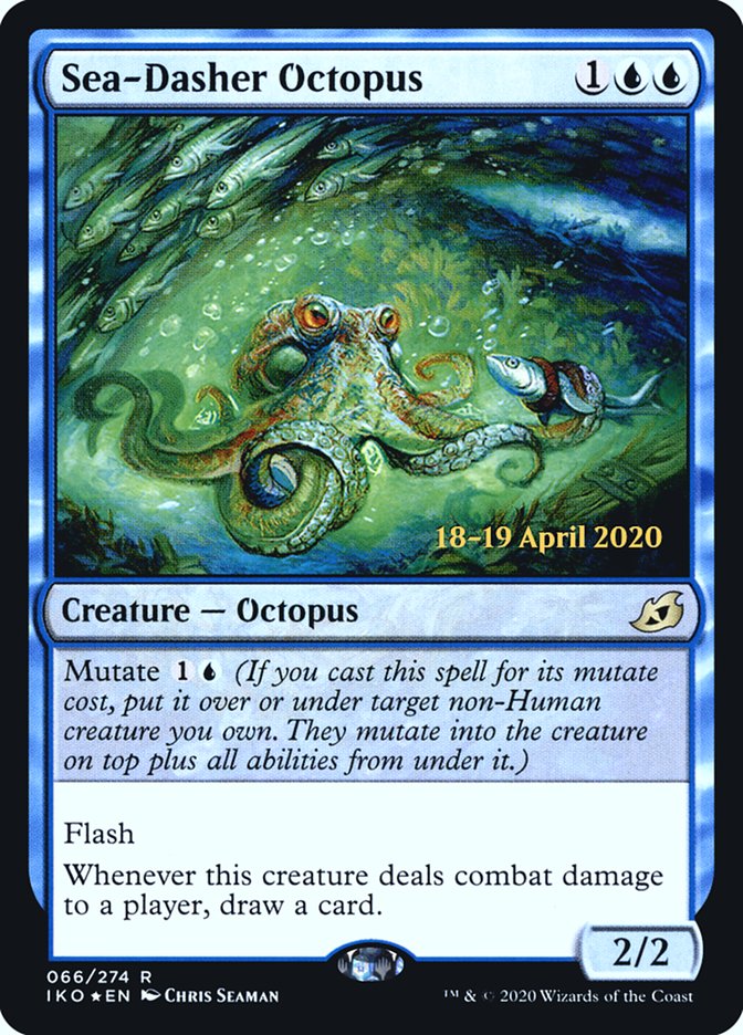 Sea-Dasher Octopus  [Ikoria: Lair of Behemoths Prerelease Promos] | Tacoma Games