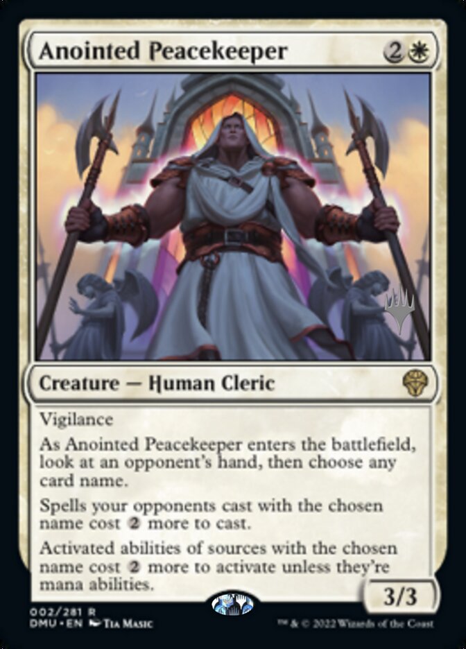 Anointed Peacekeeper (Promo Pack) [Dominaria United Promos] | Tacoma Games
