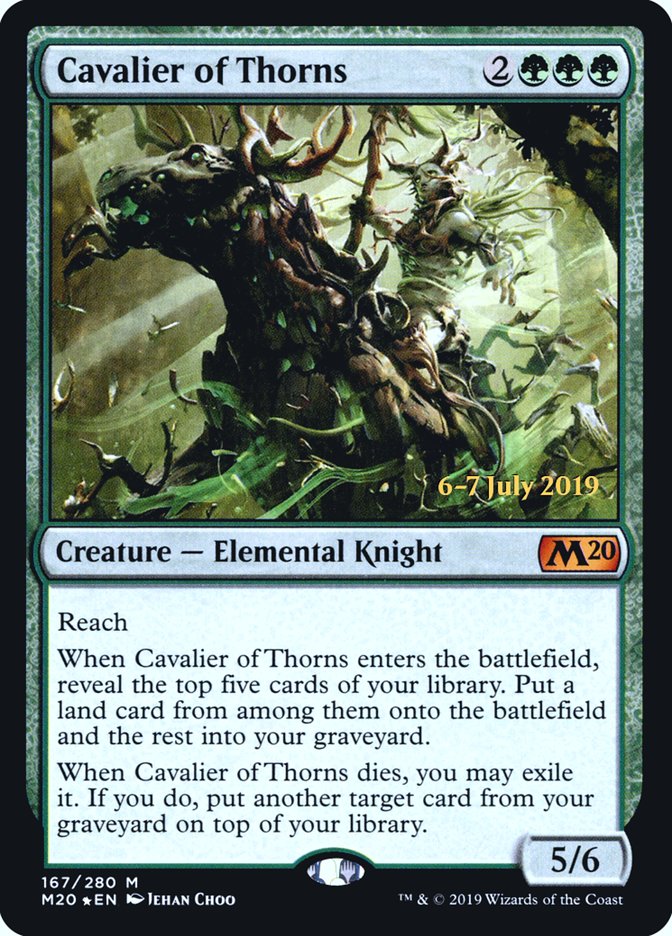 Cavalier of Thorns  [Core Set 2020 Prerelease Promos] | Tacoma Games