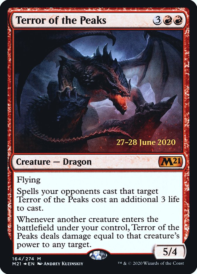 Terror of the Peaks  [Core Set 2021 Prerelease Promos] | Tacoma Games
