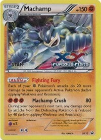 Machamp (XY Furious Fists Staff Prerelease) (XY13) [XY Promos] | Tacoma Games