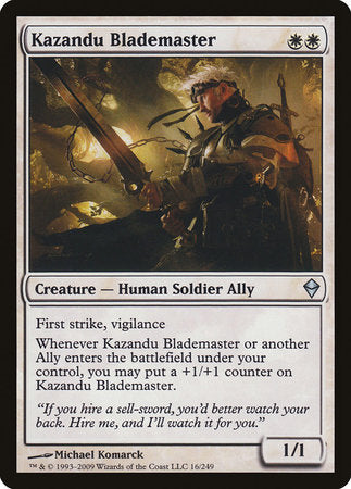 Kazandu Blademaster [Zendikar] | Tacoma Games