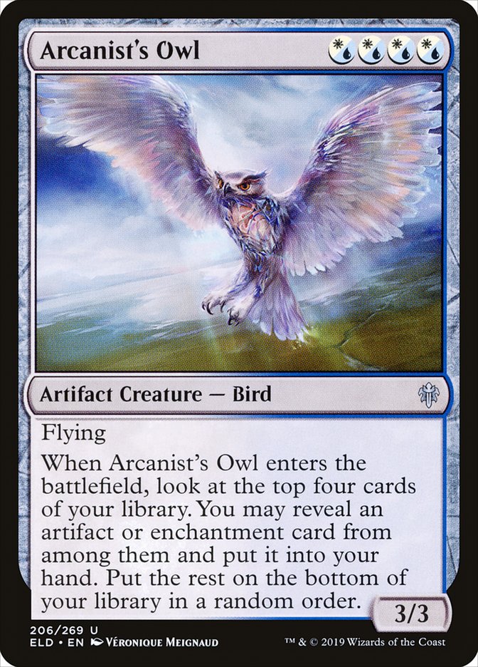 Arcanist's Owl [Throne of Eldraine] | Tacoma Games
