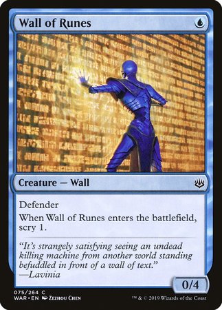 Wall of Runes [War of the Spark] | Tacoma Games
