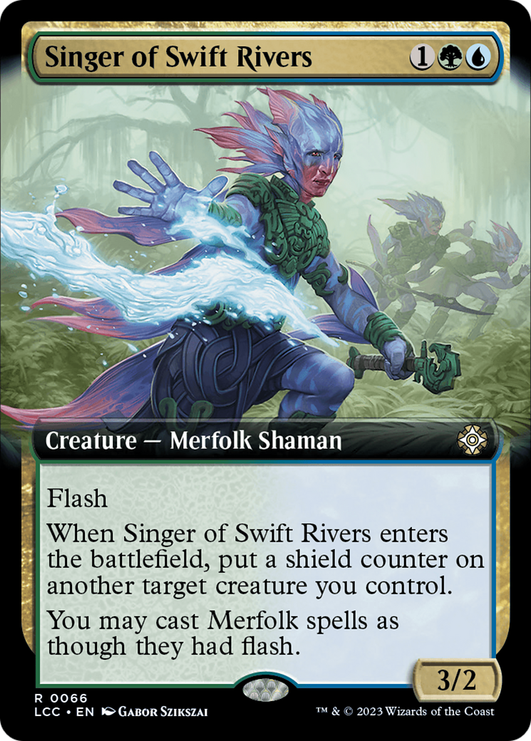 Singer of Swift Rivers (Extended Art) [The Lost Caverns of Ixalan Commander] | Tacoma Games