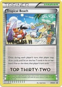 Tropical Beach (Top 32) (BW28) [Black and White Promos] | Tacoma Games