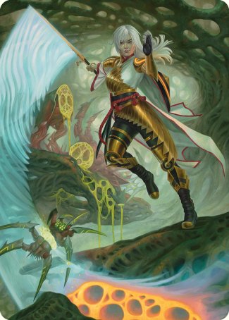 The Eternal Wanderer Art Card [Phyrexia: All Will Be One Art Series] | Tacoma Games