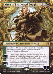 Nissa of Shadowed Boughs (Borderless) [Zendikar Rising] | Tacoma Games