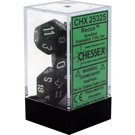 Chessex: Speckled Recon 7-Die Set | Tacoma Games