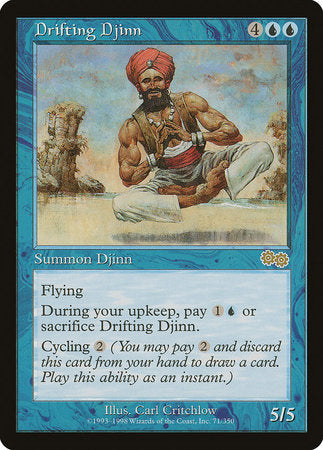 Drifting Djinn [Urza's Saga] | Tacoma Games