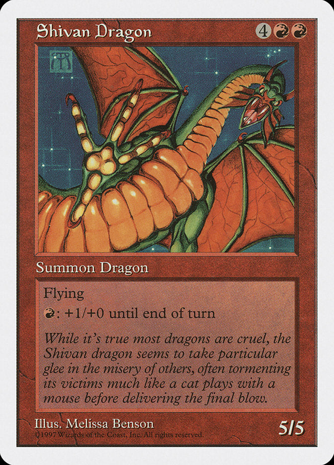 Shivan Dragon [Fifth Edition] | Tacoma Games