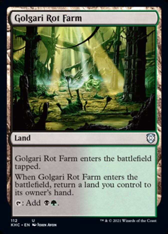 Golgari Rot Farm [Kaldheim Commander] | Tacoma Games