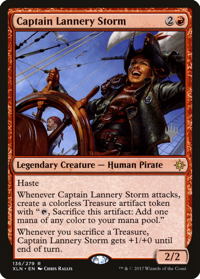 Captain Lannery Storm (Promo Pack) [Ixalan Promos] | Tacoma Games