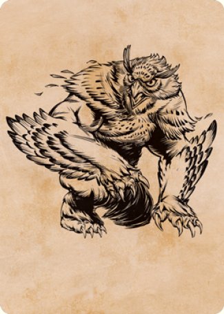 Owlbear (Showcase) Art Card [Dungeons & Dragons: Adventures in the Forgotten Realms Art Series] | Tacoma Games