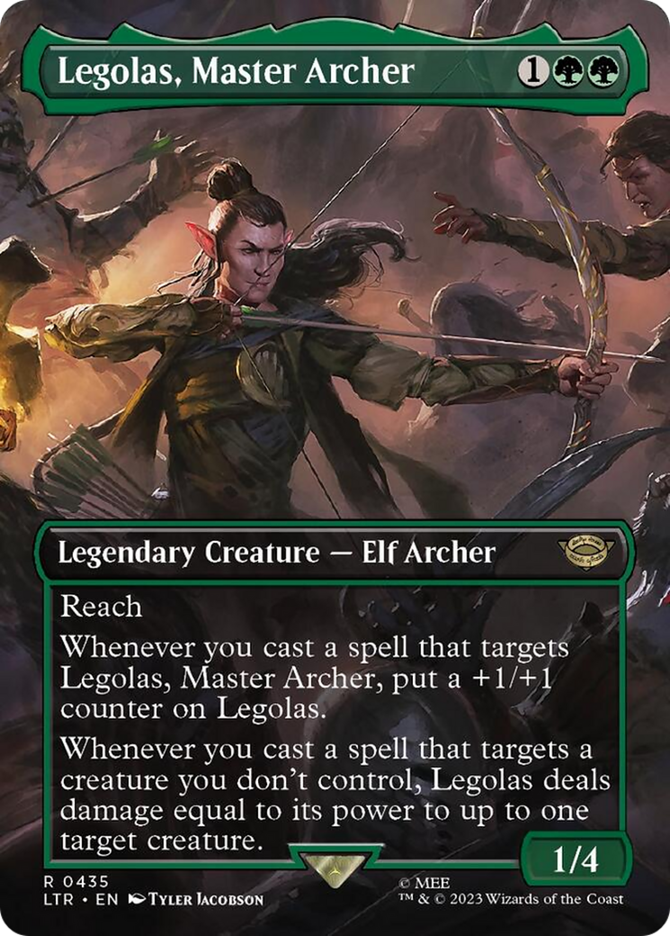 Legolas, Master Archer (Borderless Alternate Art) [The Lord of the Rings: Tales of Middle-Earth] | Tacoma Games