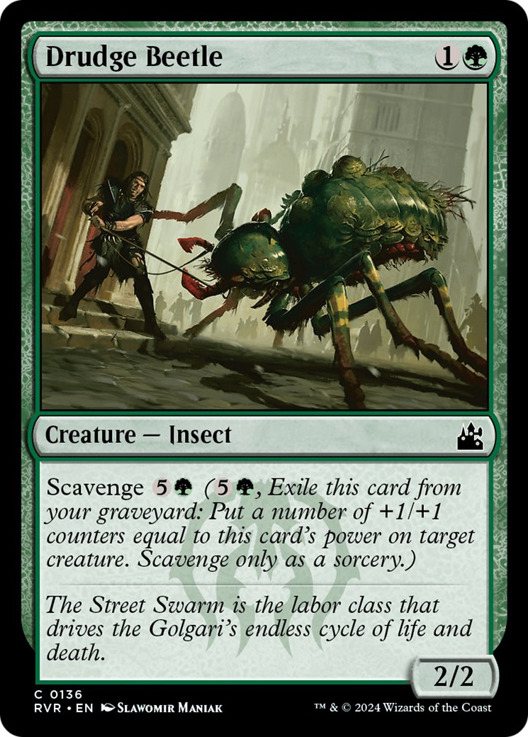 Drudge Beetle [Ravnica Remastered] | Tacoma Games