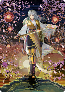 The Wandering Emperor 2 Art Card [Kamigawa: Neon Dynasty Art Series] | Tacoma Games