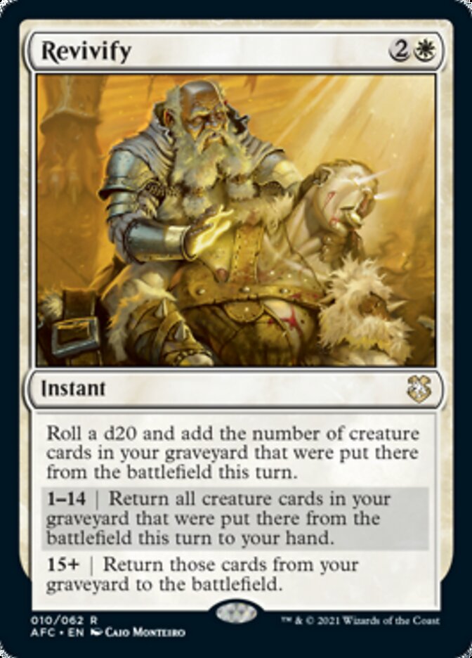 Revivify [Dungeons & Dragons: Adventures in the Forgotten Realms Commander] | Tacoma Games