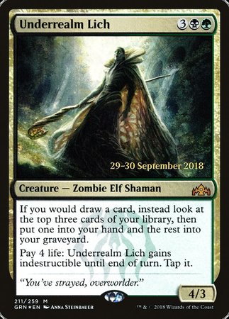 Underrealm Lich [Guilds of Ravnica Promos] | Tacoma Games