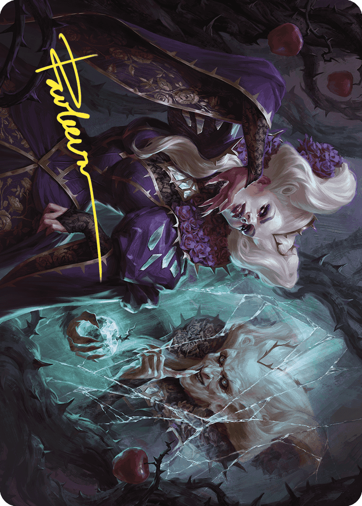 Conceited Witch Art Card (Gold-Stamped Signature) [Wilds of Eldraine Art Series] | Tacoma Games