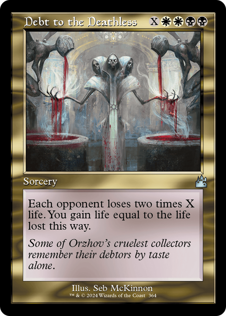 Debt to the Deathless (Retro Frame) [Ravnica Remastered] | Tacoma Games