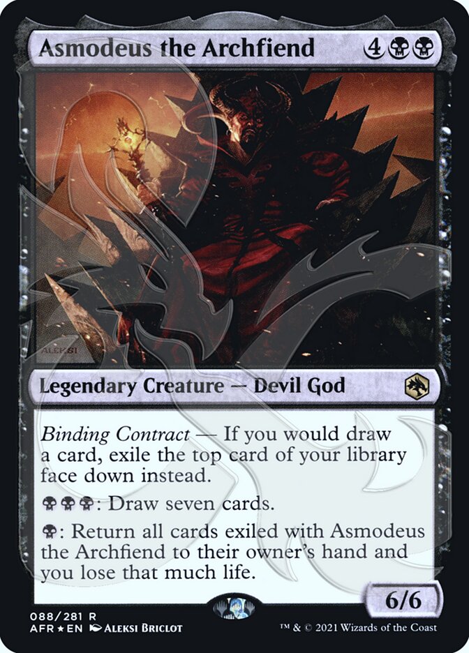Asmodeus the Archfiend (Ampersand Promo) [Dungeons & Dragons: Adventures in the Forgotten Realms Promos] | Tacoma Games