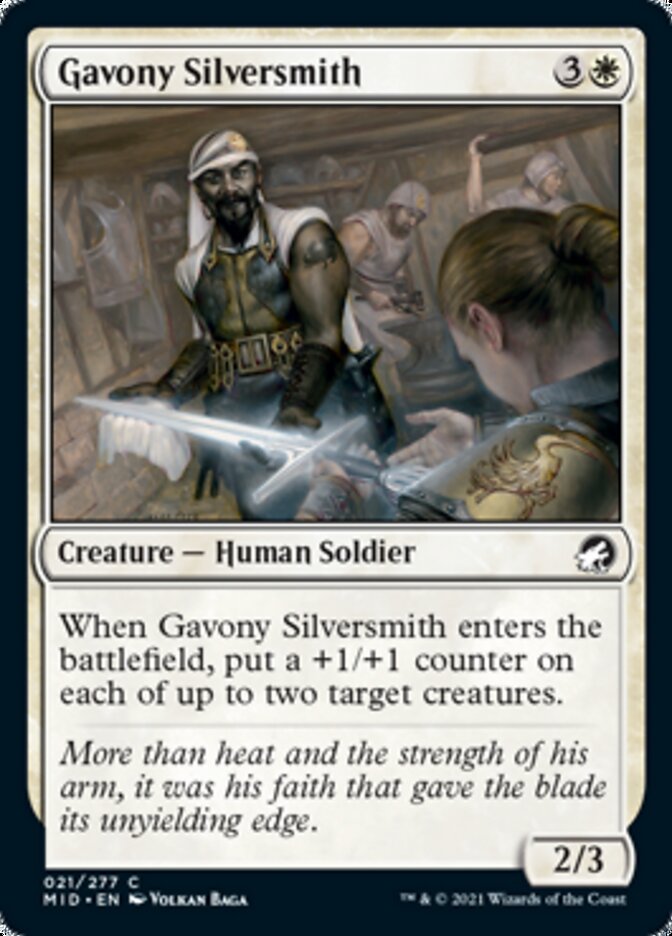 Gavony Silversmith [Innistrad: Midnight Hunt] | Tacoma Games