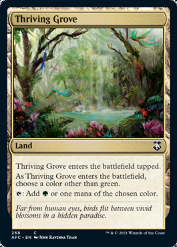 Thriving Grove [Dungeons & Dragons: Adventures in the Forgotten Realms Commander] | Tacoma Games
