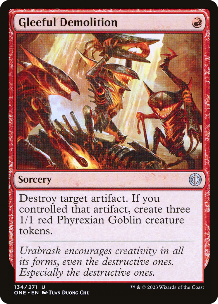 Gleeful Demolition [Phyrexia: All Will Be One] | Tacoma Games