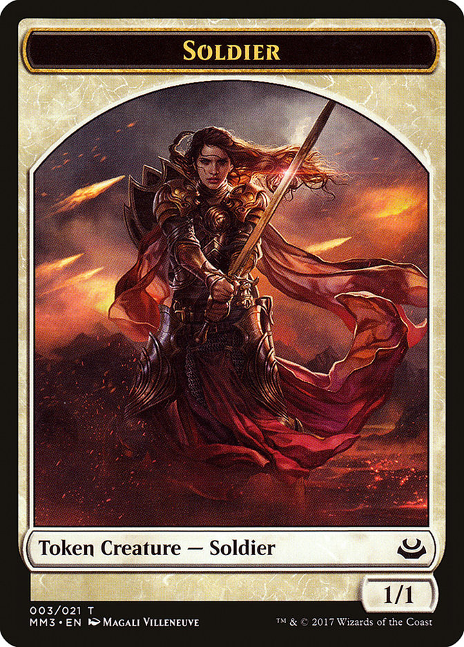 Soldier (003/021) [Modern Masters 2017 Tokens] | Tacoma Games
