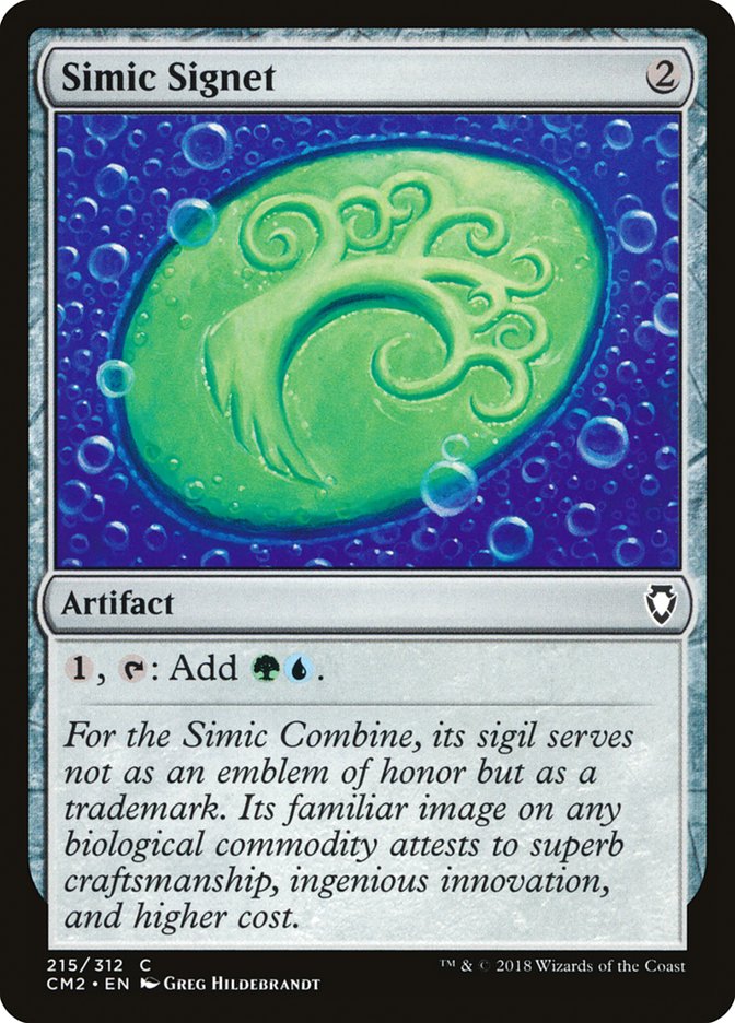 Simic Signet (215/312) [Commander Anthology Volume II] | Tacoma Games