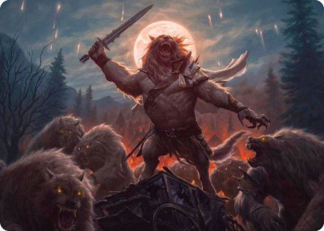 Tovolar, the Midnight Scourge 1 Art Card [Innistrad: Midnight Hunt Art Series] | Tacoma Games